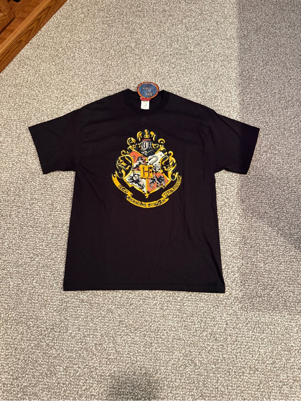 Vintage Harry Potter Hogwarts Crest Shirt New With Tags